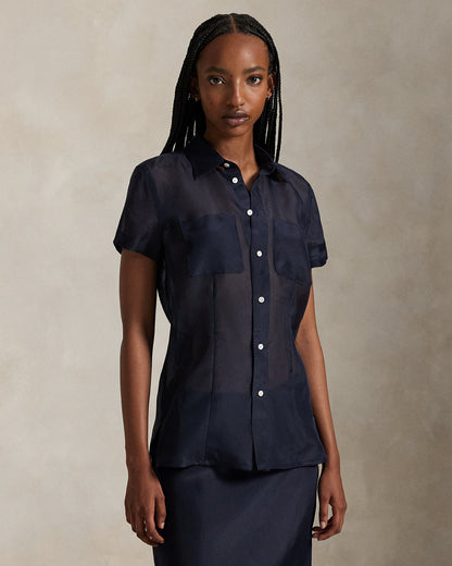 Ralph Lauren Silk Organza Shirt