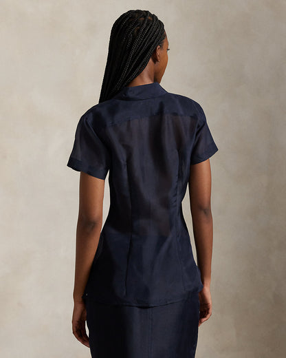 Ralph Lauren Silk Organza Shirt