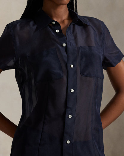 Ralph Lauren Silk Organza Shirt