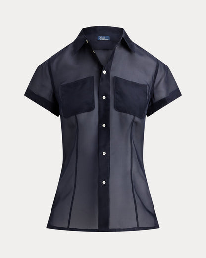 Ralph Lauren Silk Organza Shirt