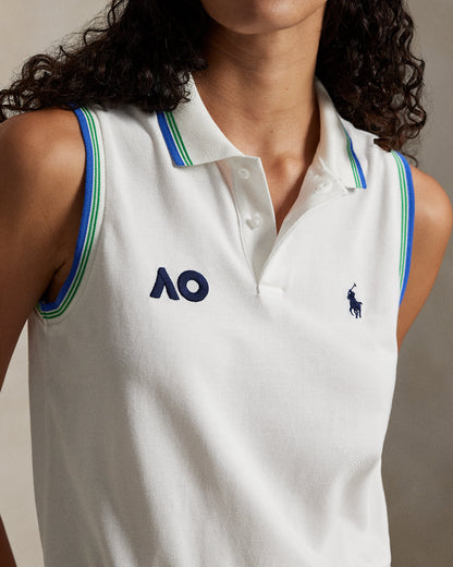 Ralph Lauren Australian Open Sleeveless Cropped Polo