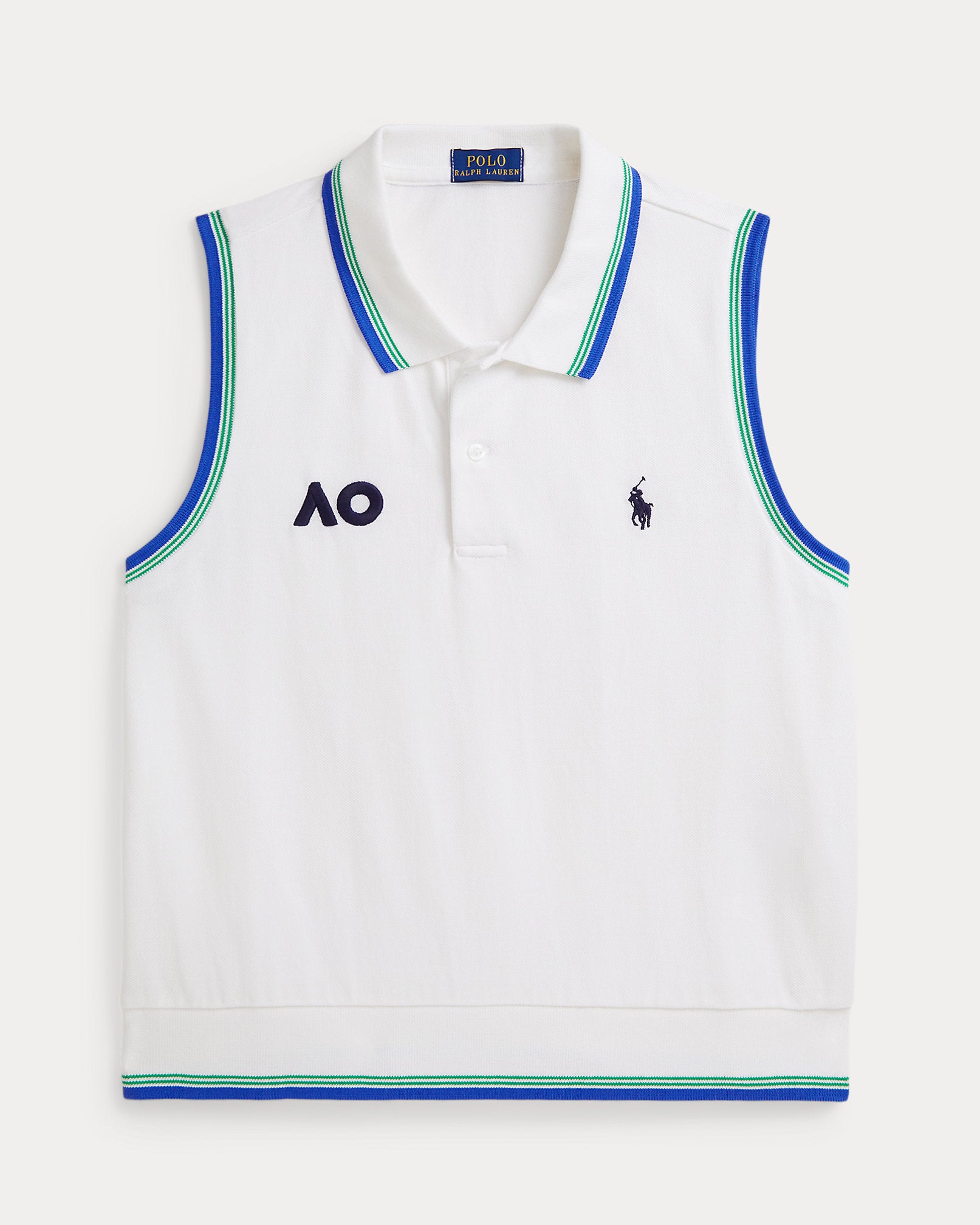 Ralph Lauren Australian Open Sleeveless Cropped Polo