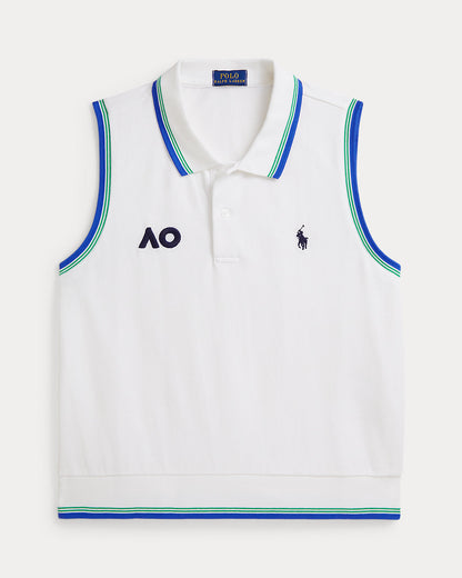 Ralph Lauren Australian Open Sleeveless Cropped Polo