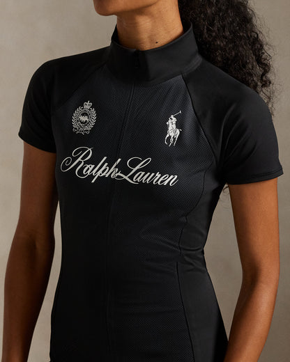 Ralph Lauren Graphic QuarterZip Bodysuit