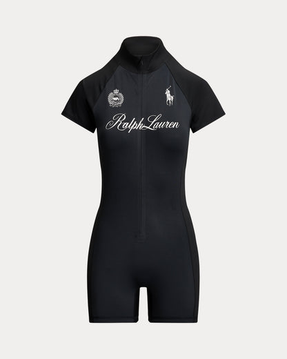 Ralph Lauren Graphic QuarterZip Bodysuit