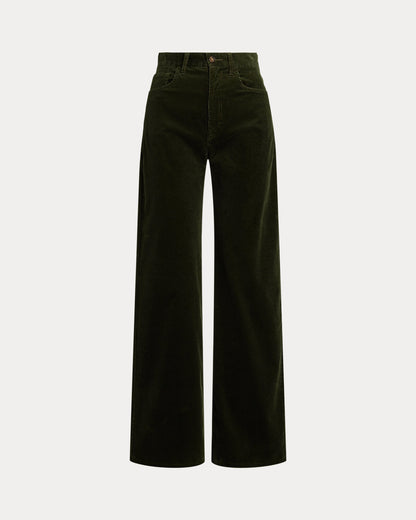 Ralph Lauren Cotton Corduroy WideLeg Pant