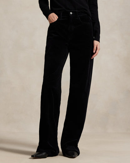 Ralph Lauren Cotton Corduroy WideLeg Pant