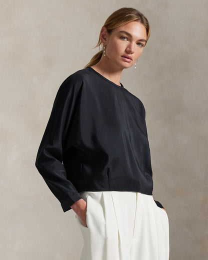 Ralph Lauren Silk DolmanSleeve Top