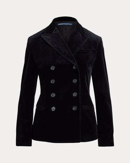 Ralph Lauren DoubleBreasted Velvet Blazer