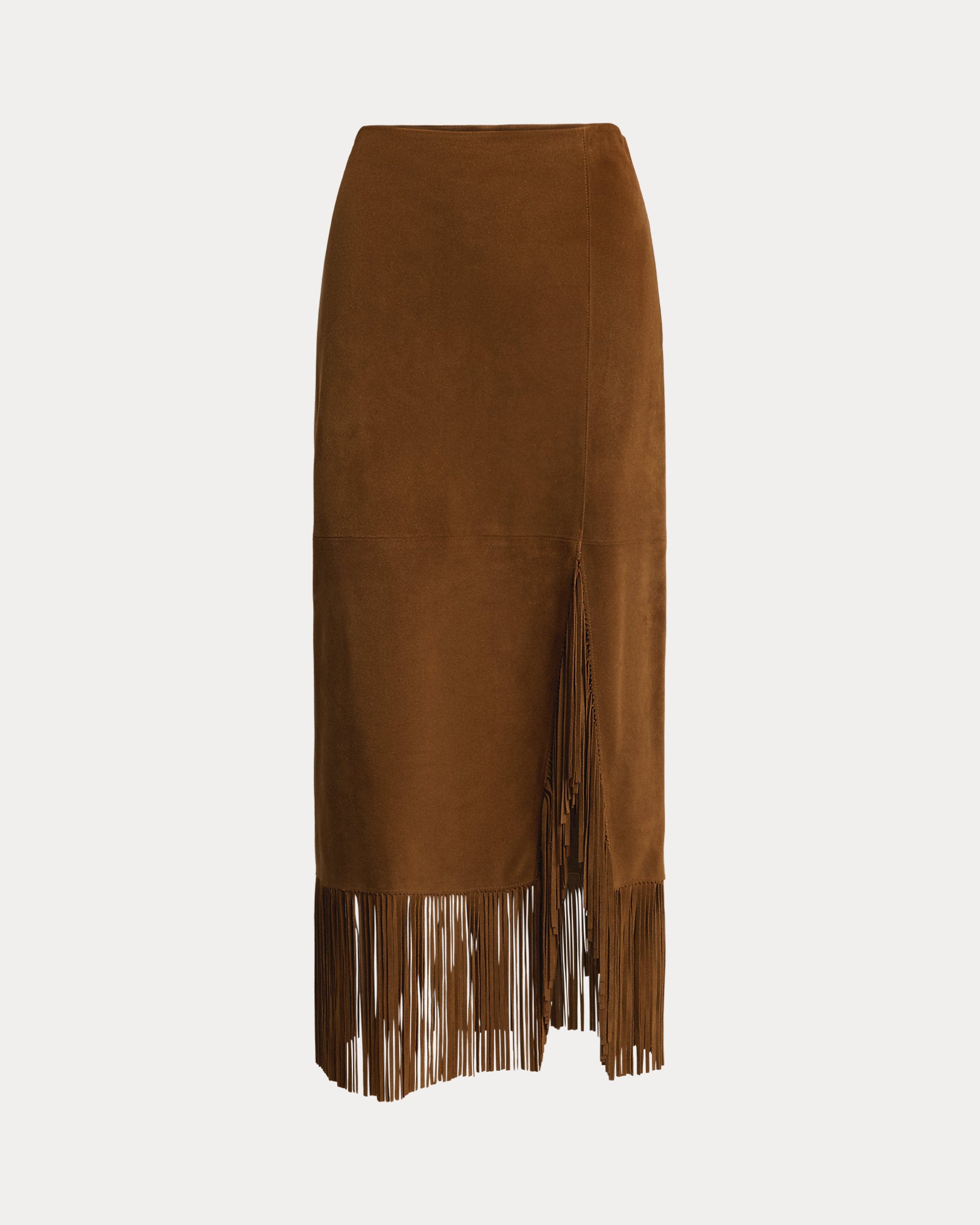 Ralph Lauren Fringe Suede Skirt
