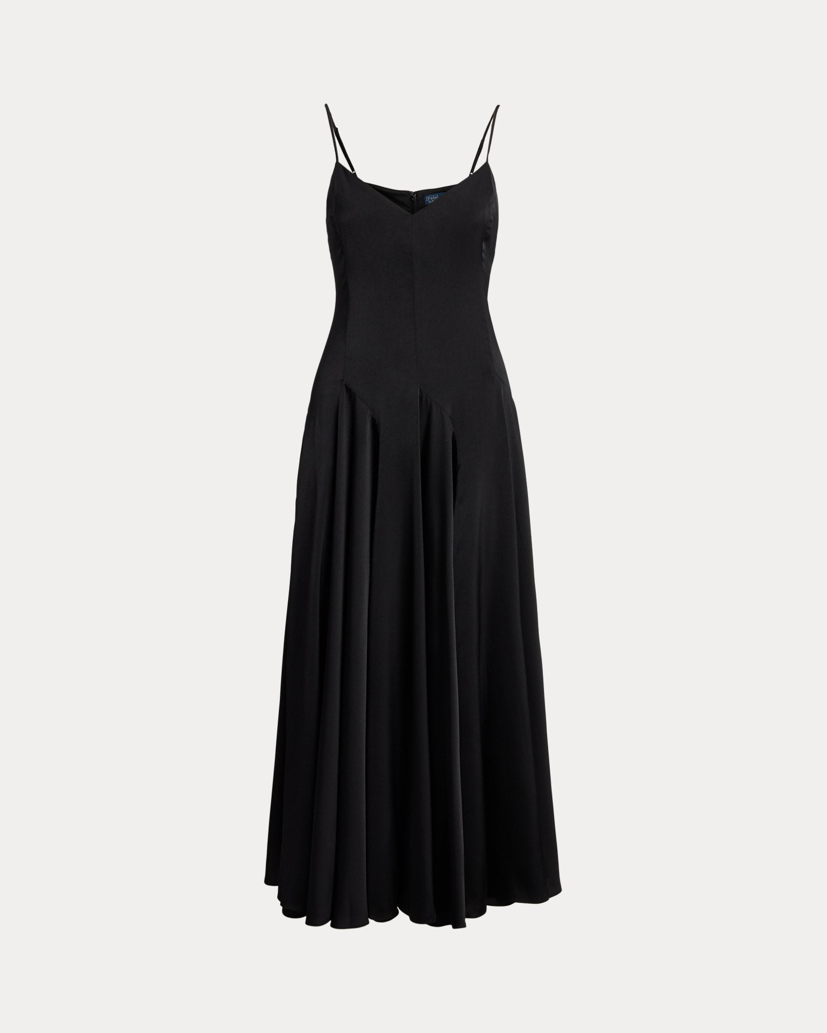 Ralph Lauren Paneled Satin Dress