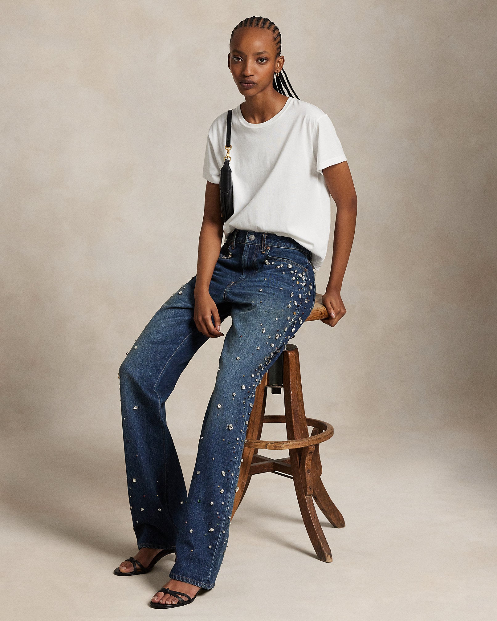 Ralph Lauren HighRise Relaxed Straight Jean