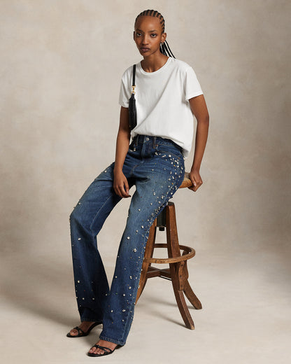 Ralph Lauren HighRise Relaxed Straight Jean