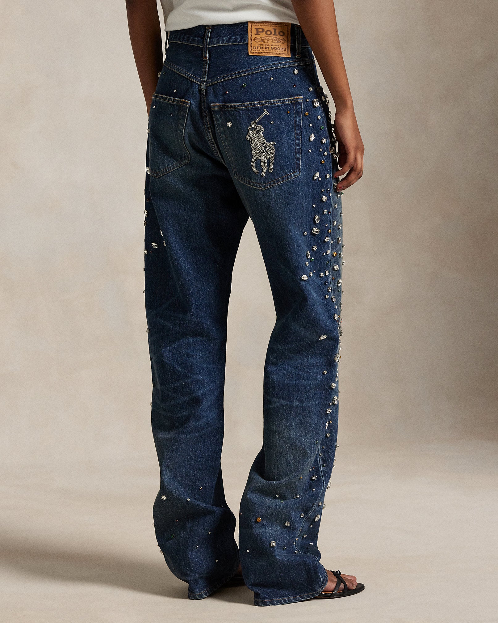 Ralph Lauren HighRise Relaxed Straight Jean