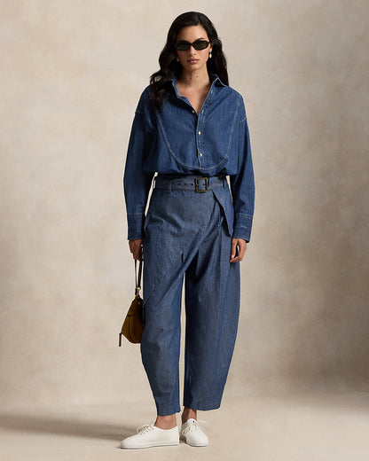 Ralph Lauren Denim Tuxedo Shirt