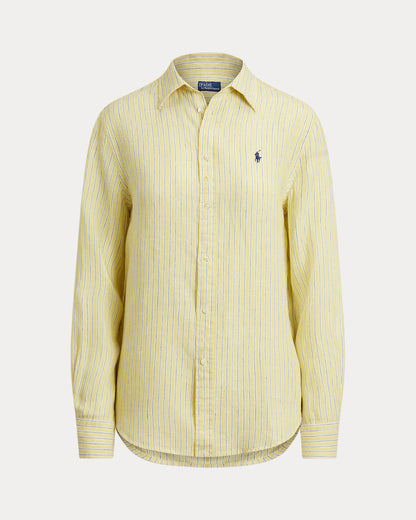 Ralph Lauren Classic Fit Striped Linen Shirt
