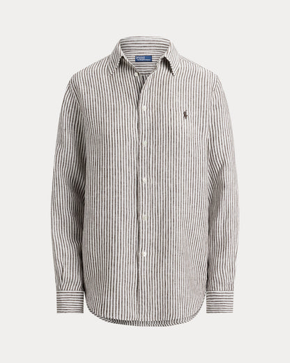 Ralph Lauren Classic Fit Striped Linen Shirt