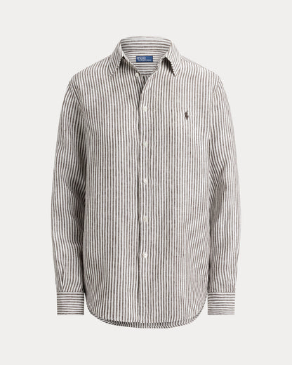 Ralph Lauren Classic Fit Striped Linen Shirt