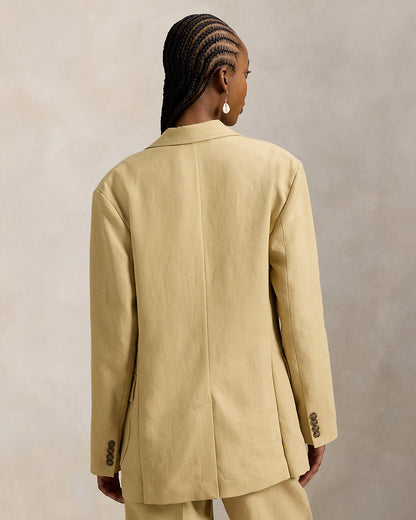 Ralph Lauren SingleBreasted Hemp Blazer