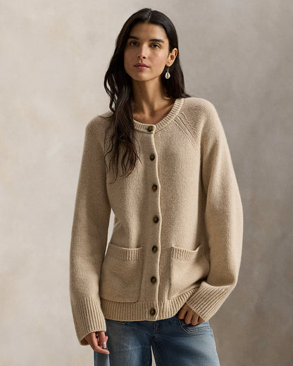 Ralph Lauren Cashmere Crewneck Cardigan