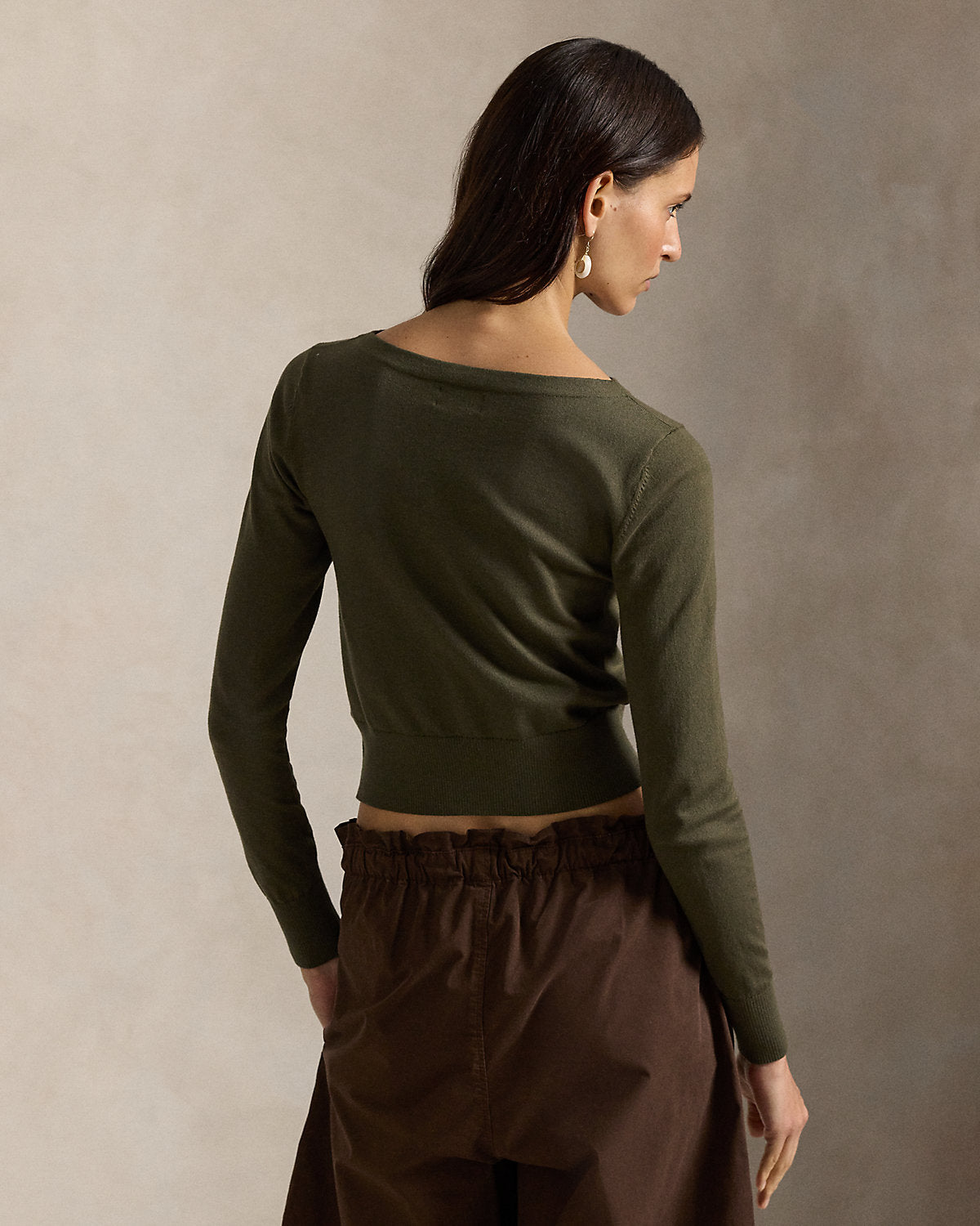 Ralph Lauren CottonBlend Boatneck Sweater