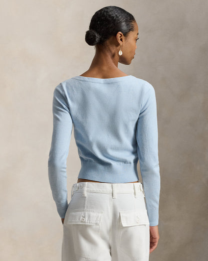 Ralph Lauren CottonBlend Boatneck Sweater