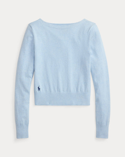 Ralph Lauren CottonBlend Boatneck Sweater