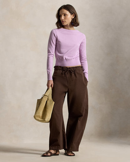 Ralph Lauren CottonBlend Boatneck Sweater