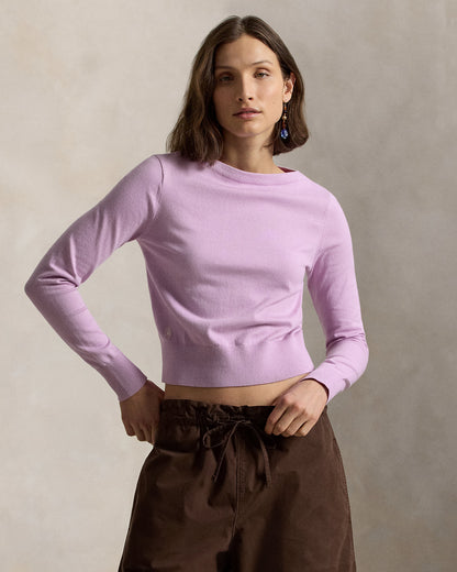 Ralph Lauren CottonBlend Boatneck Sweater