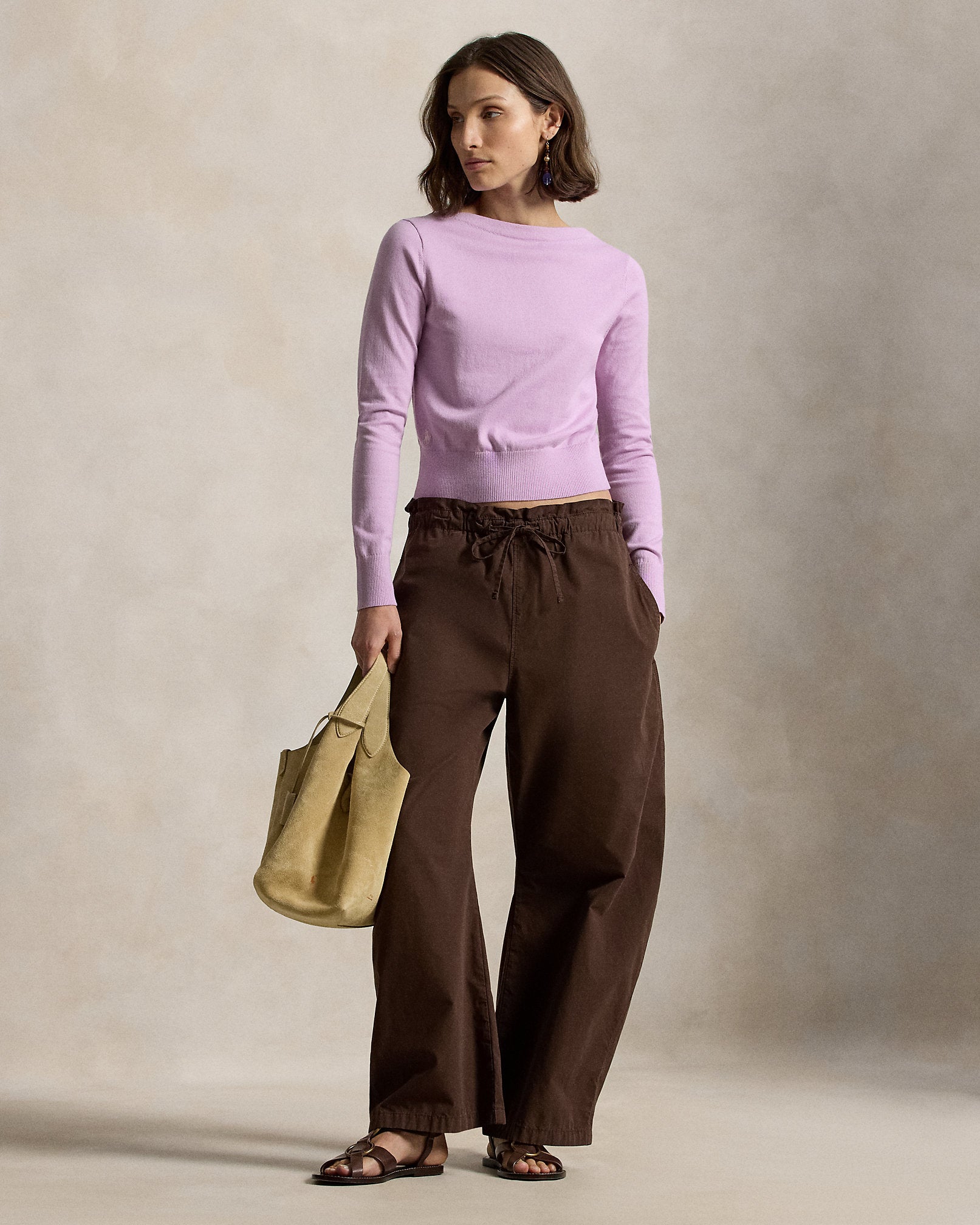 Ralph Lauren CottonBlend Boatneck Sweater