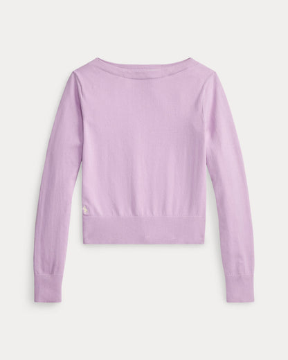 Ralph Lauren CottonBlend Boatneck Sweater