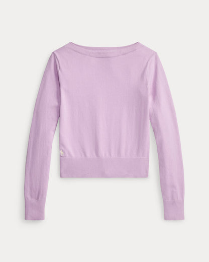 Ralph Lauren CottonBlend Boatneck Sweater