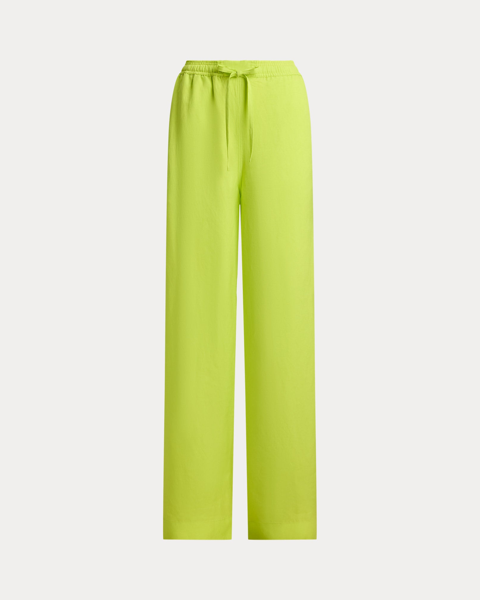 Ralph Lauren Twill Drawstring WideLeg Pant