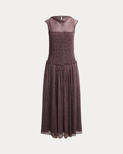Ralph Lauren Crinkle Printed Dress