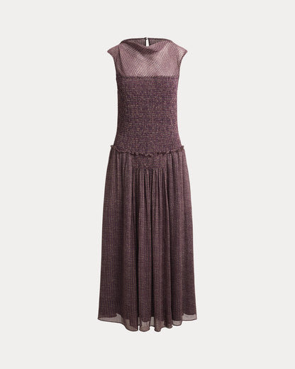 Ralph Lauren Crinkle Printed Dress