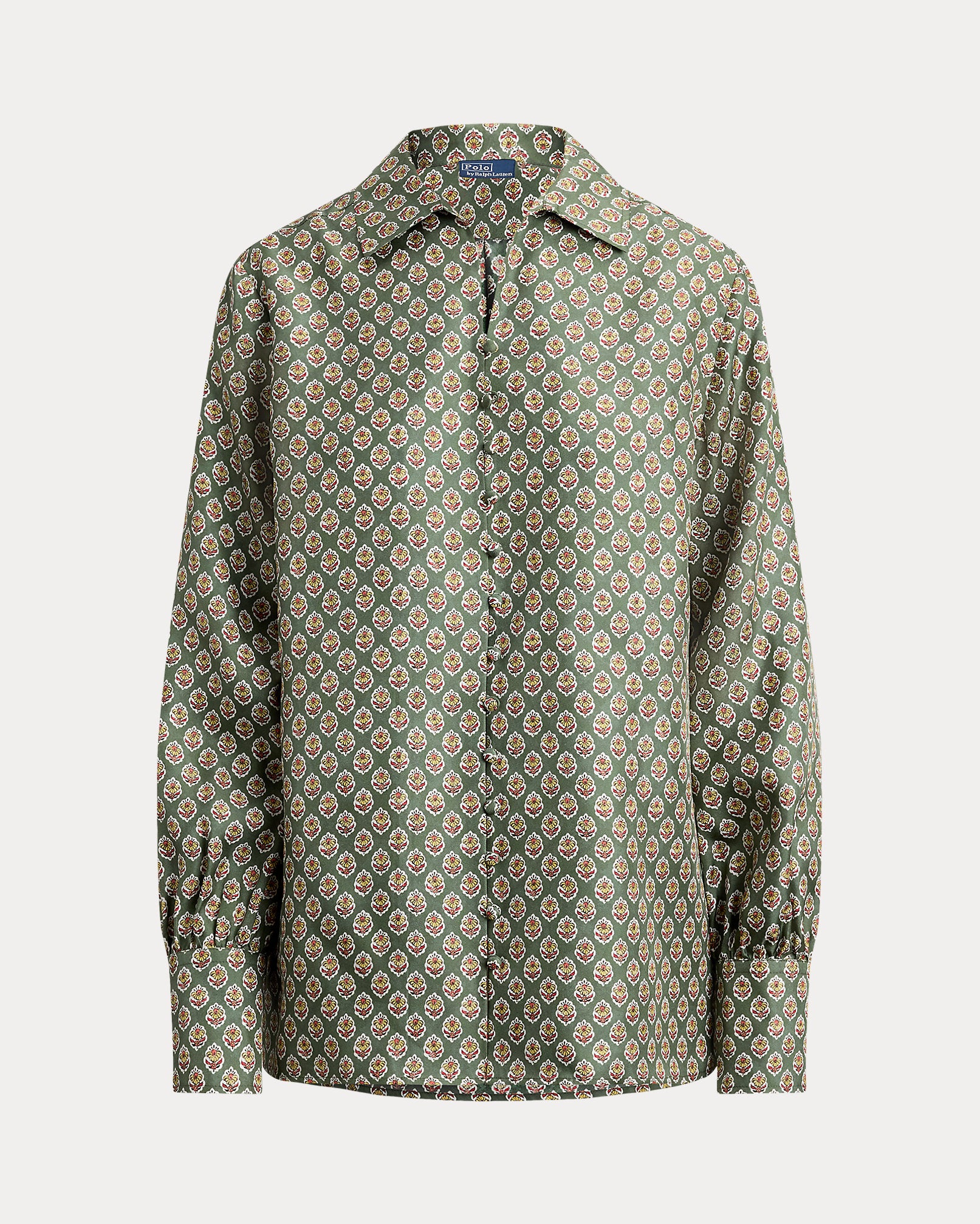 Ralph Lauren FloralPrint Silk Shirt