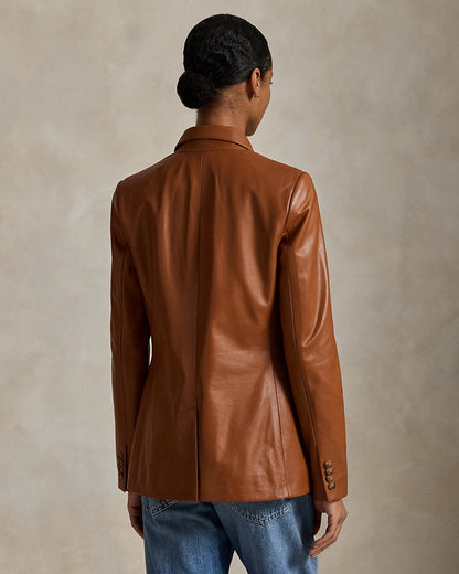 Ralph Lauren Leather Blazer