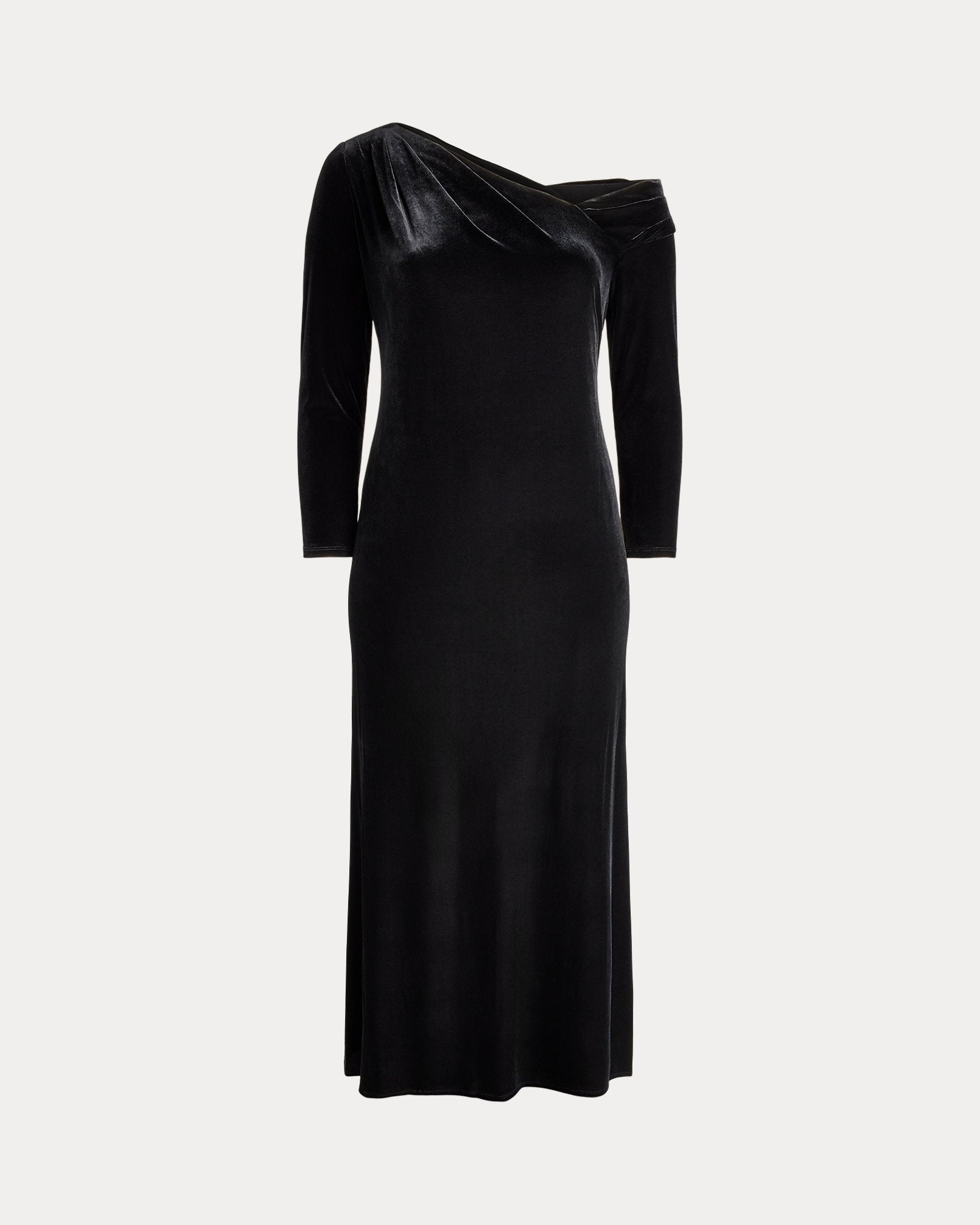 Ralph Lauren Velvet Asymmetrical Gown