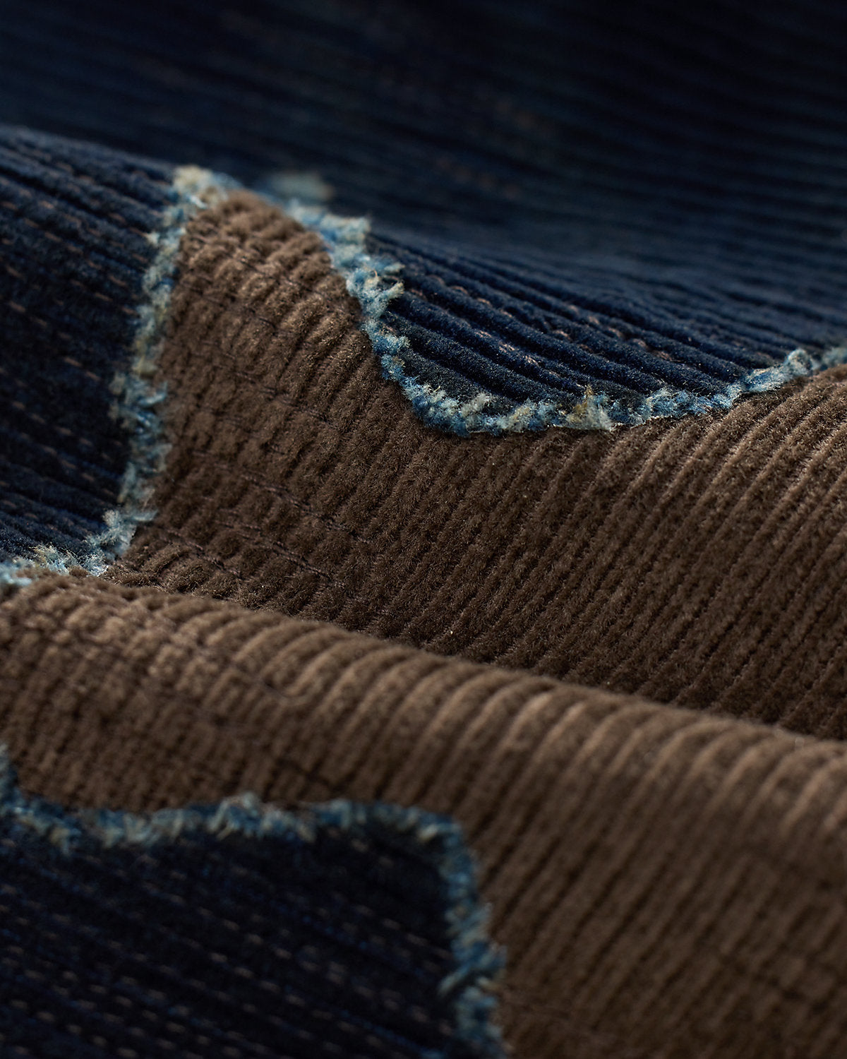 Ralph Lauren Repaired Indigo Corduroy Overall