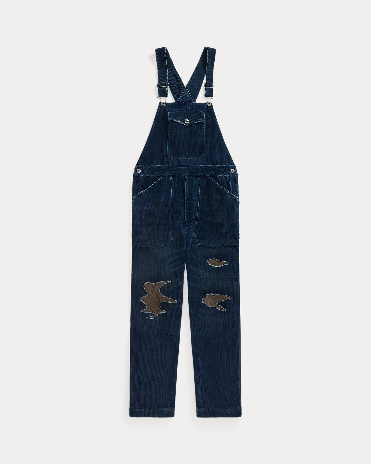 Ralph Lauren Repaired Indigo Corduroy Overall