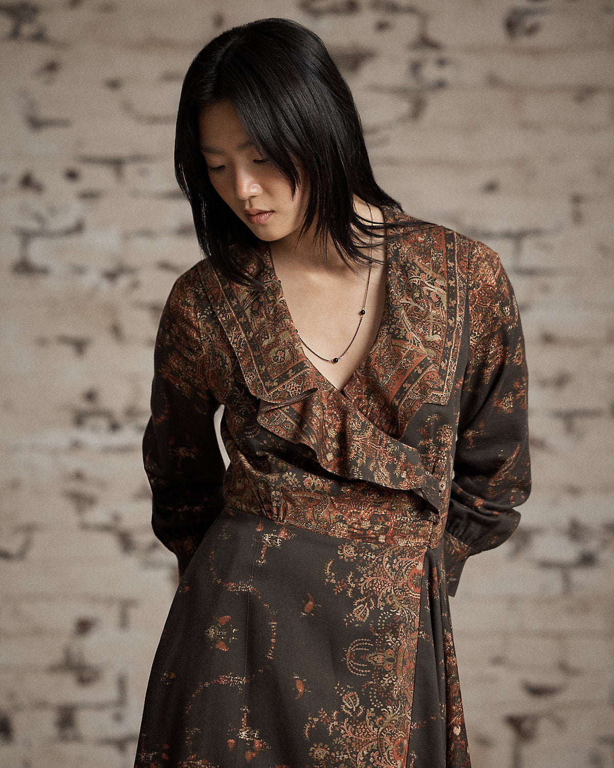 Ralph Lauren PaisleyPrint Wrap Dress