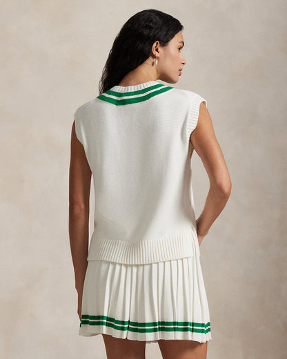 Ralph Lauren CottonBlend Cricket Sweater Vest