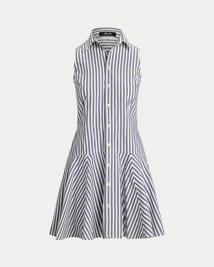 Ralph Lauren Striped Sleeveless Shirtdress