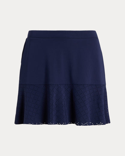 Ralph Lauren Eyelet Interlock Long Skort