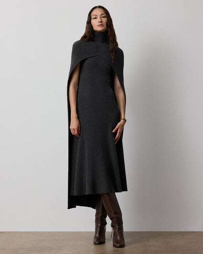 Ralph Lauren CashmereBlend Turtleneck Sweater Cape