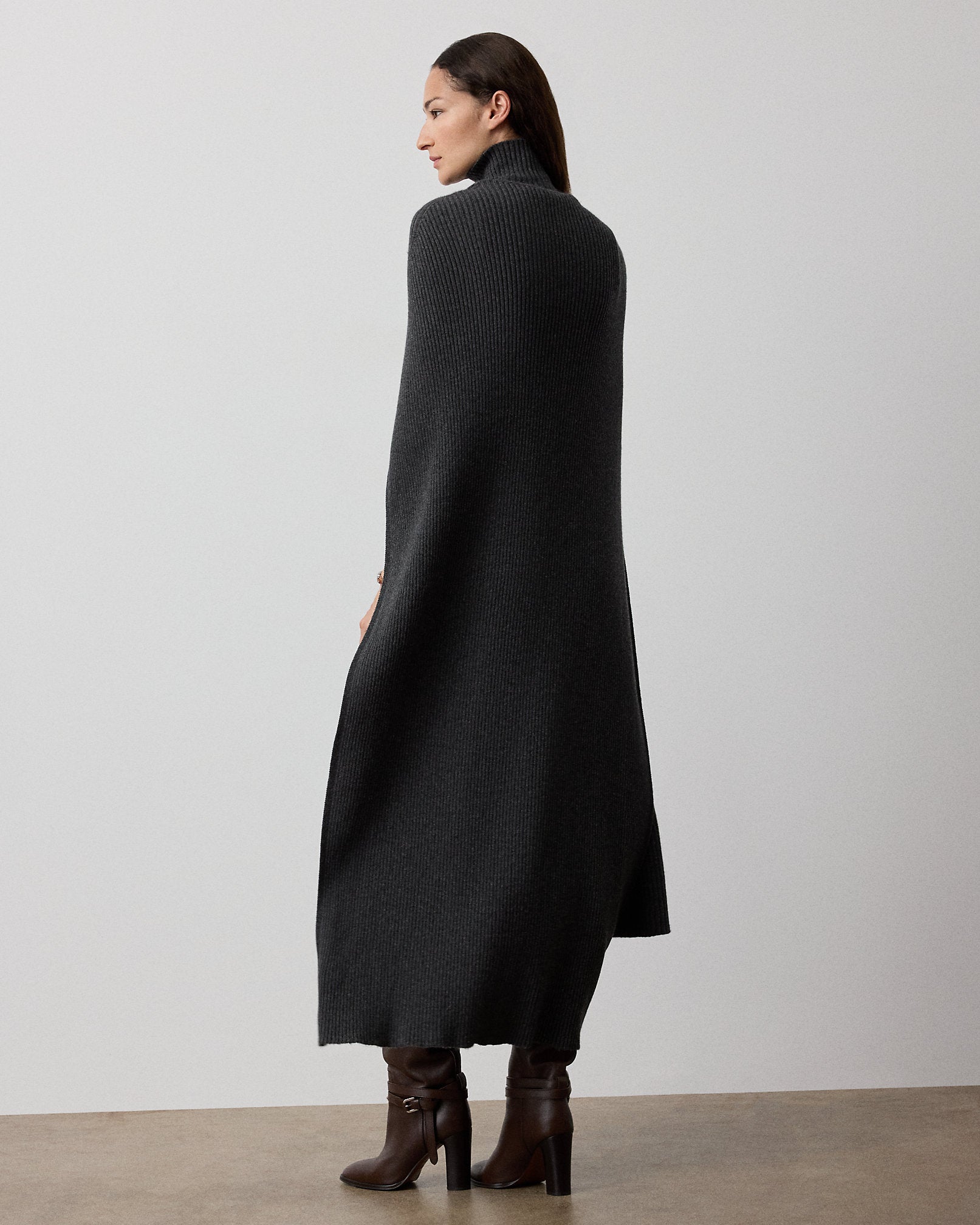 Ralph Lauren CashmereBlend Turtleneck Sweater Cape