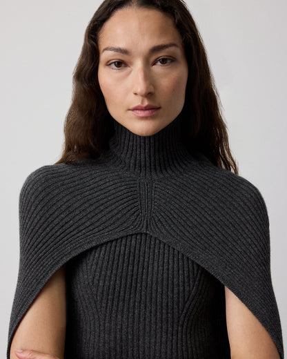 Ralph Lauren CashmereBlend Turtleneck Sweater Cape