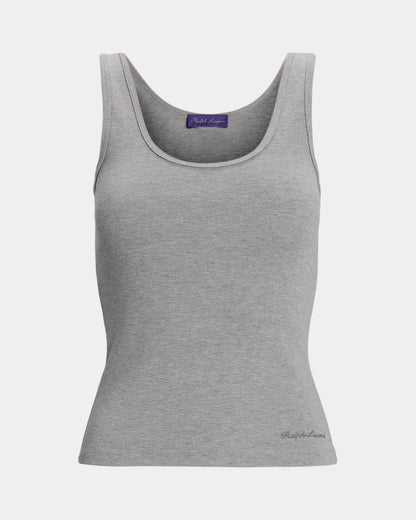 Ralph Lauren Ellis RibKnit CottonBlend Tank Top