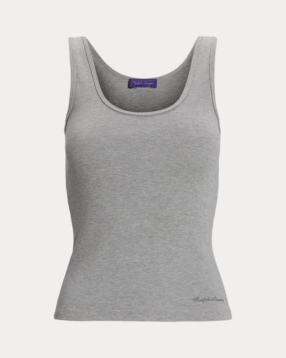 Ralph Lauren Ellis RibKnit CottonBlend Tank Top