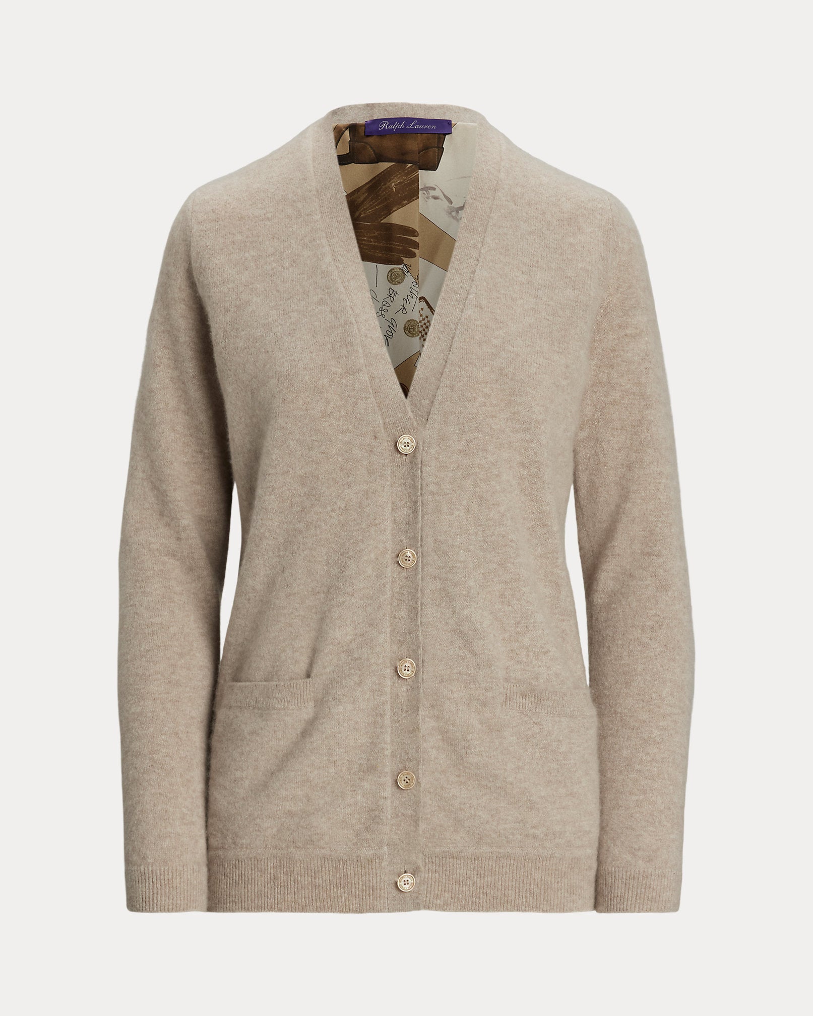 Ralph Lauren CashmereBlend VNeck Cardigan